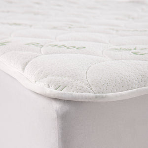 Bamboo Quilted Electric Blanket White