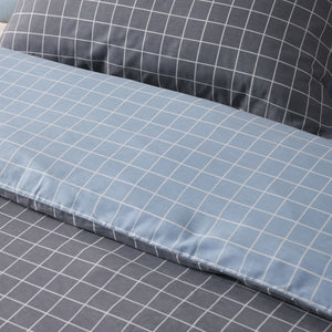 Luca 100% Cotton Reversible Quilt Cover Set