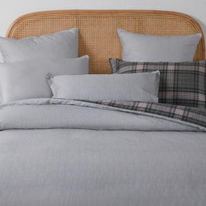 Heston 100% Cotton Reversible Quilt Cover Set