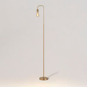 Kara Metal Floor Lamp Brass Gold